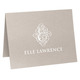Ornate Initial Folded Shimmer Note Cards Image 8 of 9